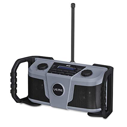 UEME Rugged DAB and FM Job Site Radio Stereo With Bluetooth Streaming