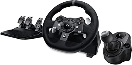 Logitech G920 Driving Force Racing Wheel with Logitech G Driving Force Shifter Bundle