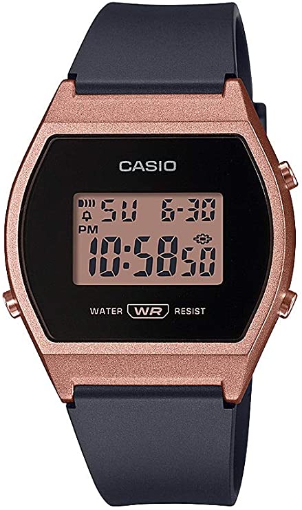 Casio Women's Quartz Sport Watch with Resin Strap, Black, 21 (Model: LW-204-1ACF)