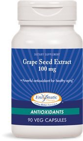 Enzymatic Therapy Grape Seed Extract 100 mg, 90 Capsules