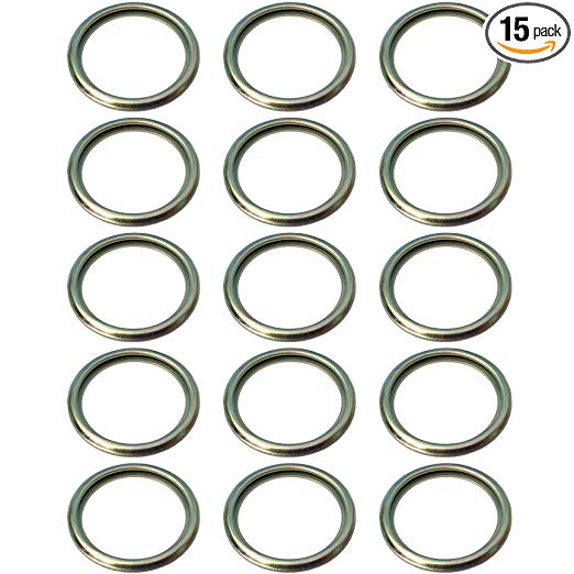 Prime Ave OEM Engine Oil Drain Plug Washer Gaskets For Subaru Part# 11126AA000 (Pack of 15)