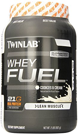 Twinlab Whey Supplements, Fuel Cookies and Cream, 2 Pound