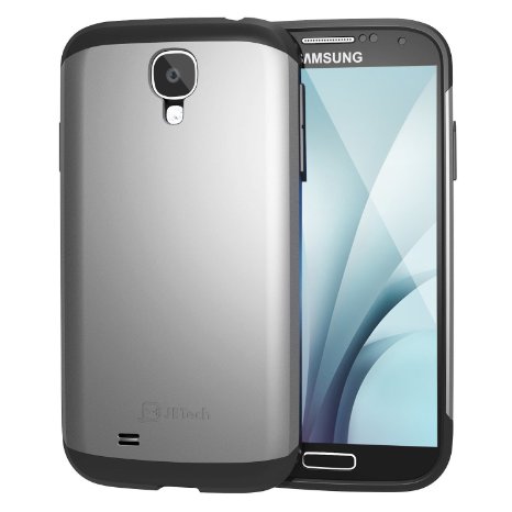 S4 case, JETech® Super Protective Samsung Galaxy S4 Case Slim Ultra Fit for Galaxy S IV Galaxy SIV i9500 (Silver)