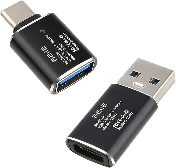 Reiie USB C Female to USB Male Adapter x 1   OTG USB-C Adapter to USB 3.0 x 1, [Aluminium Housing, High Stability]