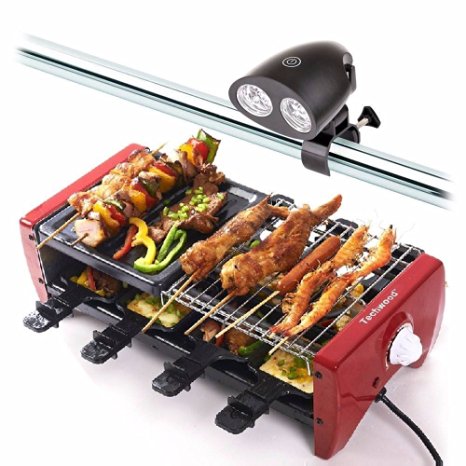 OUTERDO Barbecue Grill Light With 10 Super Bright LED Lights-Handle Mount BBQ Light for Grilling At Night,Heat & Water Resistant,Simple Installation,Touch Sensitive Switch