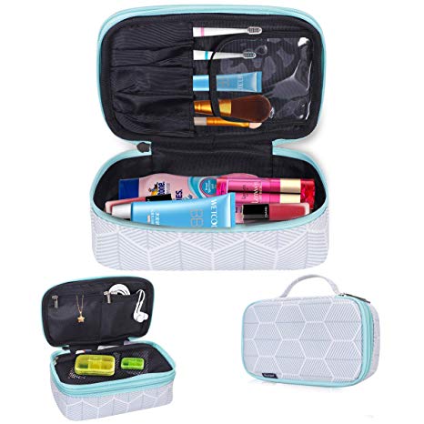 Skycase Toiletry Bag Portable Travel Makeup Bag Cosmetic Bag for Women/Men, Green