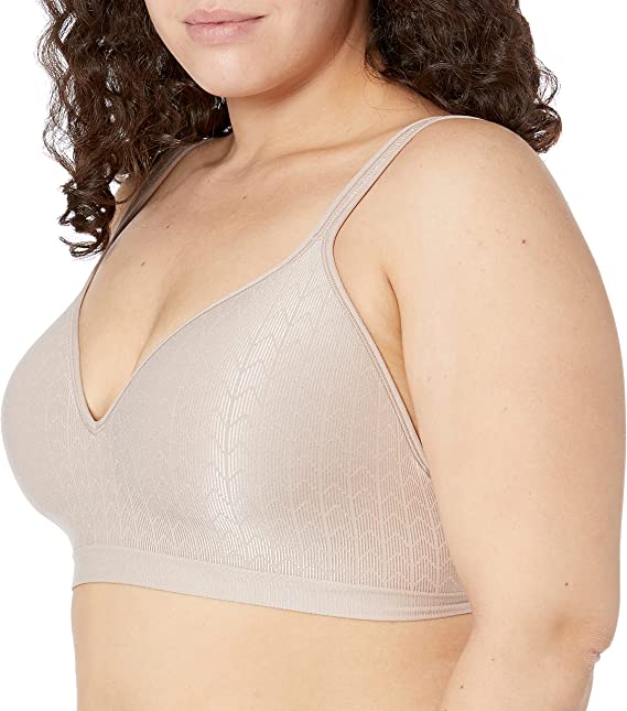 Bali Women's Comfort Revolution Wireless Bra, Full-Coverage Wirefree Bra, Cool Comfort Fabric