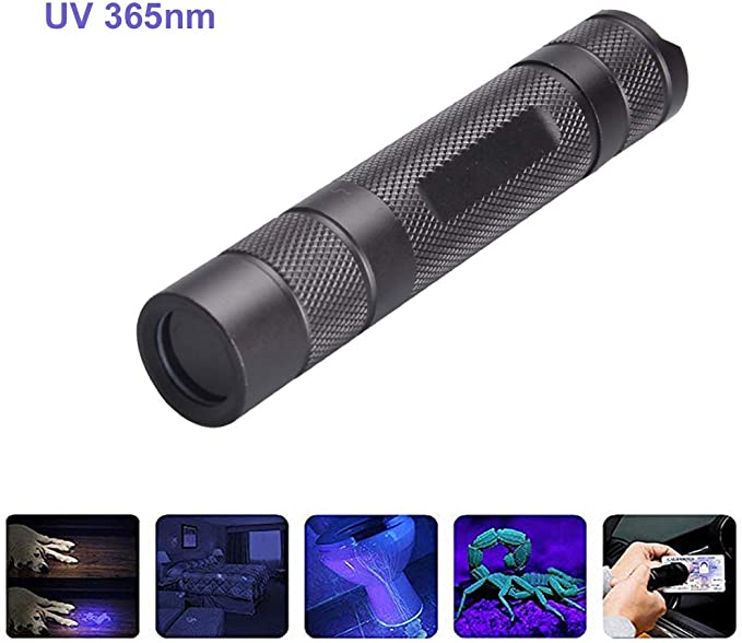 365nm UV Torch, BESTSUN LED Black Light Flashlight Professional Ultraviolet Light Torches for UV Glue Curing, Scorpions, Photography, AC Leak Detector, Currency, Jade