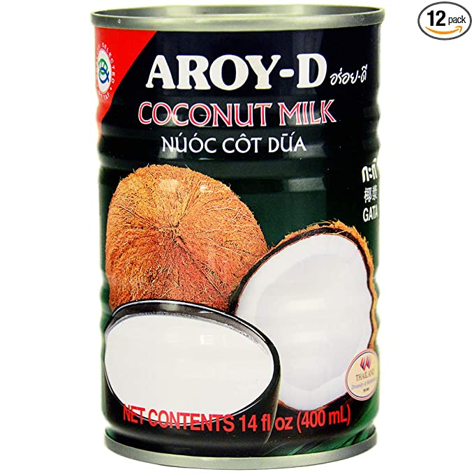 Aroy-D Coconut Milk, 14 Ounce (Pack of 12)