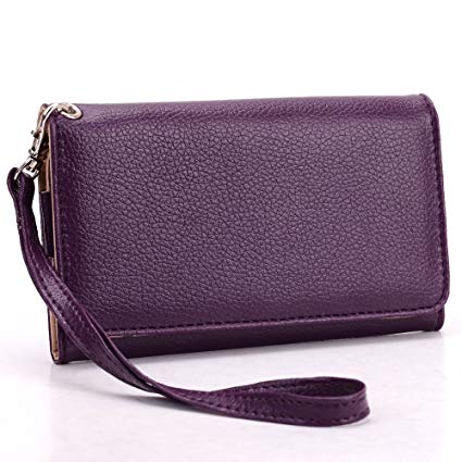 Consumer Cellular 101  Faux Leather Fashion Wallet Phone case