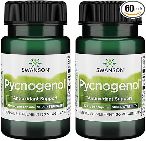 Swanson Pycnogenol - Super Strength 150 mg 30 Veg Caps 2 Pack