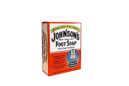 Johnson & Johnson Foot Soap, 4 Ounce