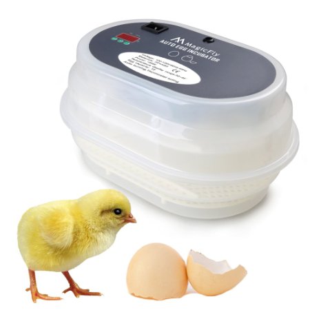 Magicfly Digital Eggs Incubator with Egg Turner Poultry Hatch