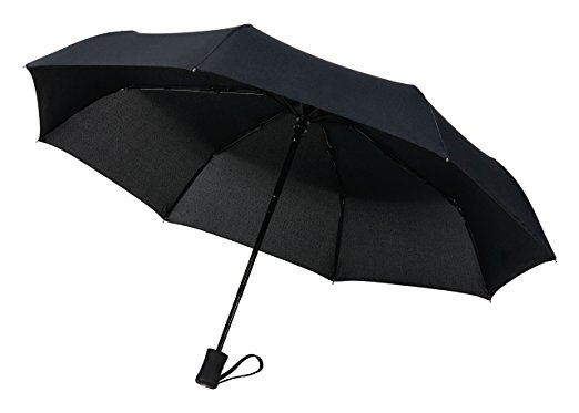 Crown Coast Travel Umbrella - 60 MPH Windproof Lightweight for Men Women and Kids, Compact Travel Umbrellas in Multiple Colors