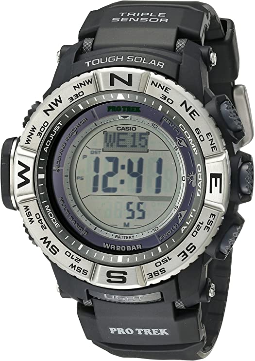 Casio Men's Pro Trek PRW3500 Solar Powered Atomic Digital Watch