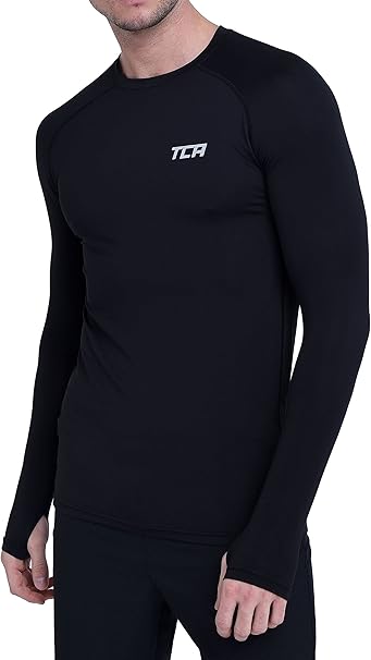 TCA Men's Stamina Long Sleeve Lightweight Running Top