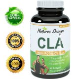 Pure CLA Supplement Best Premium Quality 9733 Highest Grade for Weight Loss Best Formula - 1000 Mg 9733 All-natural and Guaranteed By Natures Design