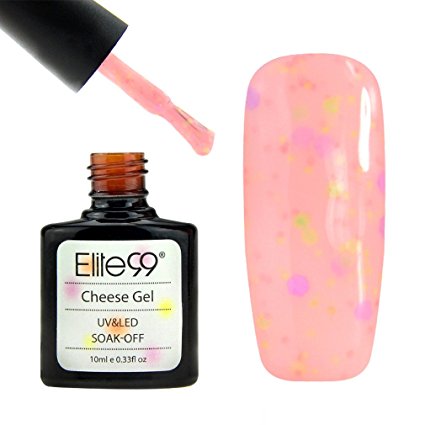 Elite99 Cute Cheese Candy Gel Polish Soak Off UV LED Nail Art Apricot Pink (6451)