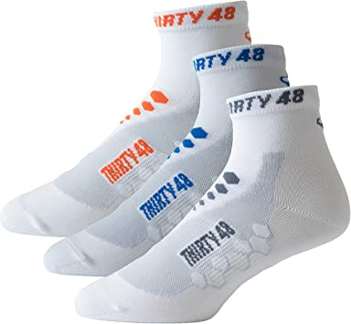 Thirty48 Low Cut Cycling Socks for Men and Women | Unisex Breathable Sport Socks