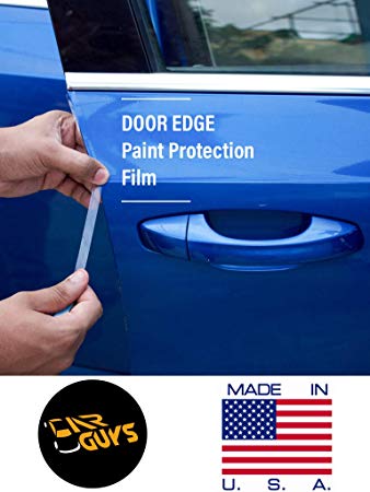 Car Guys- Door Edge Guard Paint Protection Film Kit for All Cars- Saint Gobain PPF(1 cm x 92 cm, 4PCS)