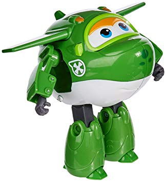 Super Wings - Transforming Mira Toy Figure | Plane | Bot | 5” Scale, Green