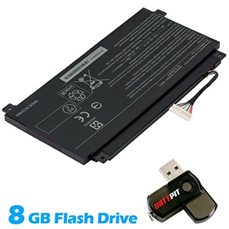 Battpit™ Laptop / Notebook Battery Replacement for Toshiba Satellite Radius L55W-C5259 (3860mAh/45WH) with FREE 8GB Battpit™ USB Flash Drive