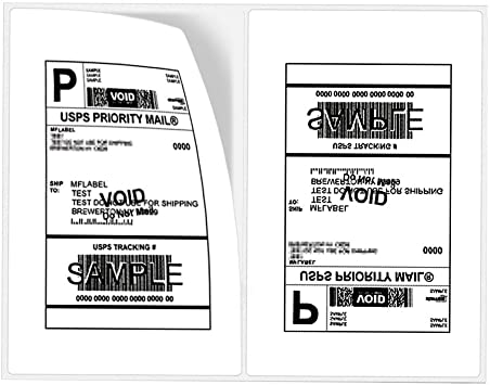 PAPRMA Half Sheet Self Adhesive Shipping Labels for Laser & Inkjet Printers(500 Sheets, 1000 Labels)