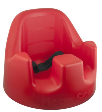Megaseat Infant Floor Seat with Safety Belt, Ruby Red
