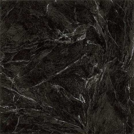 Black Marble 12 in. x 12 in. Peel and Stick Vinyl Tile