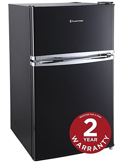 Russell Hobbs RHUCFF50B 50cm Black Under Counter Fridge Freezer - 2 Year Warranty