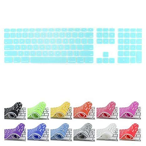 All-inside Teal Keyboard Cover for iMac Wired USB Keyboard