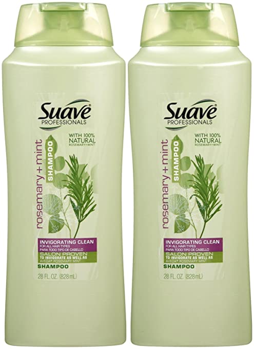 Suave Professionals Shampoo - Rosemary and Mint - 28 oz - 2 Pack