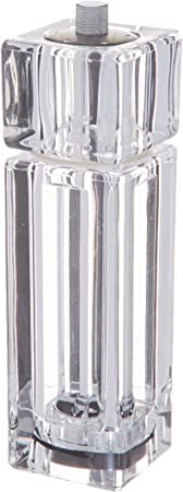 Winco WPMP-6 Pepper Mill/Salt Shaker, 6-Inch, Clear Acrylic,Medium
