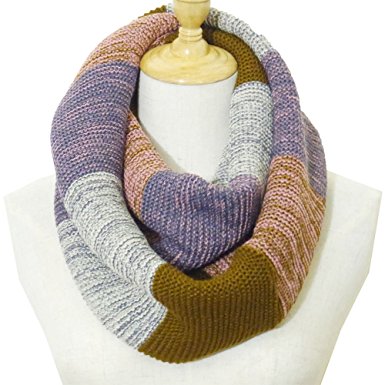 Winter Cold Weather Soft Kintted Infinity Scarves and Long Scarves For Women