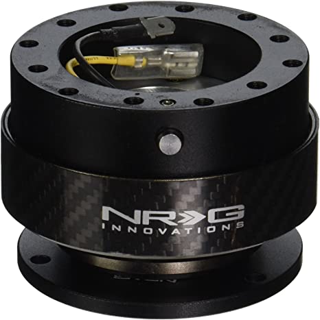 NRG Innovations SRK-200CF Quick Release (Black Body/Black Carbon Fiber Ring), gen 2.0