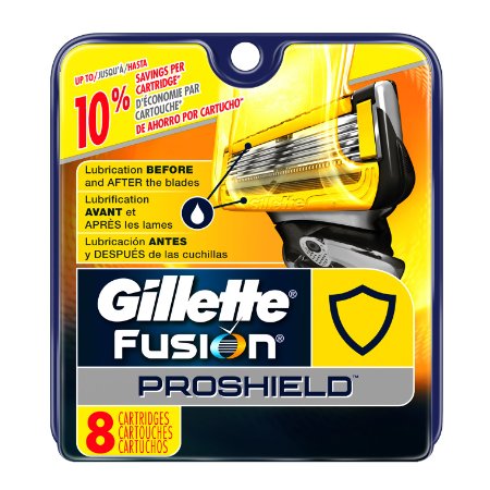 Gillette Fusion Proshield Mens Razor Blade Refills 8 Count