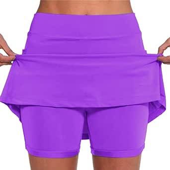 Athletic Shorts Culottes for Women 2024 Summer High Waisted Gym Workout Shorts Solid Comfy Y2K Plus Size Skirts Skinny Pants