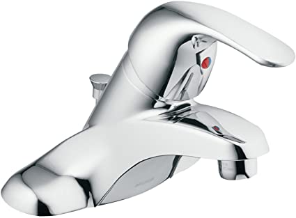 Moen 84503 Adler Centerset Single-Handle Bathroom Faucet, 4", Chrome