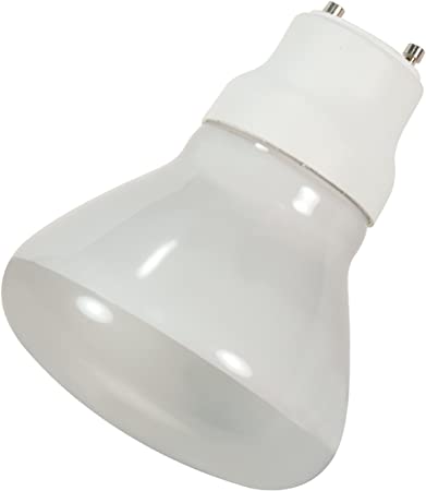 Satco S8224 15 Watt (65 Watt) 690 Lumens R30 Reflector CFL Soft White 2700K GU24 Base Light Bulb