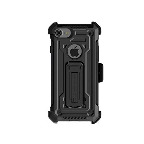 Ghostek Iron Armor Dual Layer Shockproof Case for iPhone 7 Plus / 8 Plus (Black)