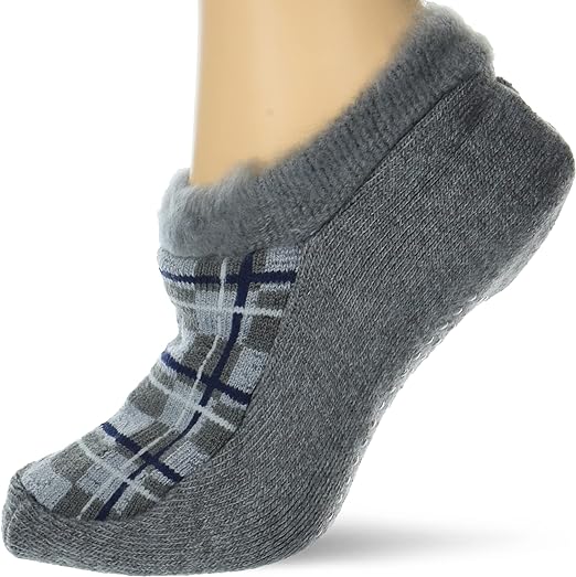 Merrell Unisex-adults Men's and Women's Cozy Gripper Slipper Socks - Unisex Soft Brushed Inner Layer and Full Cushion