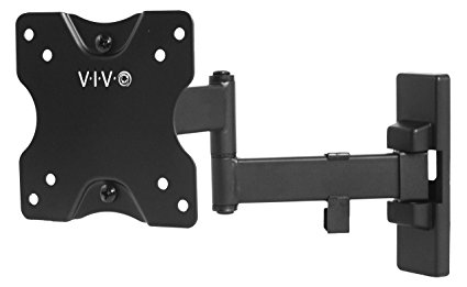 VIVO Full Motion TV & Computer Monitor Tilt and Swivel VESA Wall Mount LCD LED Screens 13" to 27" (MOUNT-VW01M)