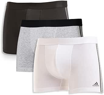 adidas Mens Active Flex Cotton 3 Stripe Boxer