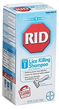 RID Lice Killing Shampoo, Maximum Strength, Step 1, 4-Fluid Ounce