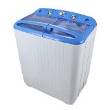 ARKSEN Portable Mini Small Washing Machine Spin Dryer Laundry 11LBS White