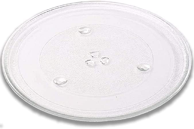 The Universal-Fit 9.6'' Replacement Microwave Glass Plate for Magic Chef, LG, Samsung, Kenmore, Hotpoint, Panasonic, GE and Westinghouse with 9.6’’ Microwave Glass Tray– Dishwasher Safe