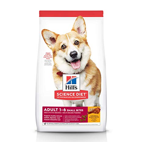 Hill's Science Diet Dry Dog Food, Adult, Small Bites, Chicken & Barley Recipe