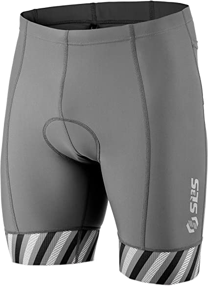 SLS3 Triathlon Shorts Men - Tri Short Mens - Men's Triathlon Shorts - Tri Shorts Black - 2 Pockets FRT 2.0 - Designed by Athletes for Athletes
