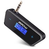 Mpow Streambot Trapezoid 35mm In-car FM Transmitter Radio Adapter for iPhone 6 6 Plus 5S 5C 5 5G 4S 4 3GS 3G Galaxsy S6 S6 Edge S5 S4 S3 Note 4 3 2HTC One M8  M7  Mini