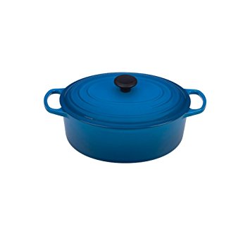 Le Creuset Signature Enameled Cast-Iron 6.75 Quart Oval French (Dutch) Oven, Marseille